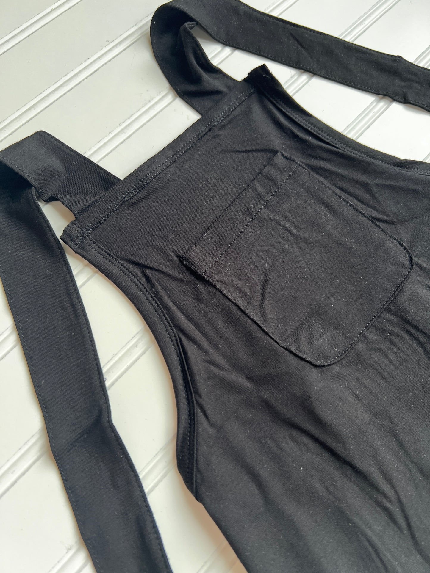 Black overalls
